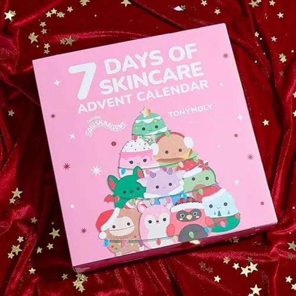 🎄TONYMOLY Squishmallows 7 Day Holiday Advent Calendar